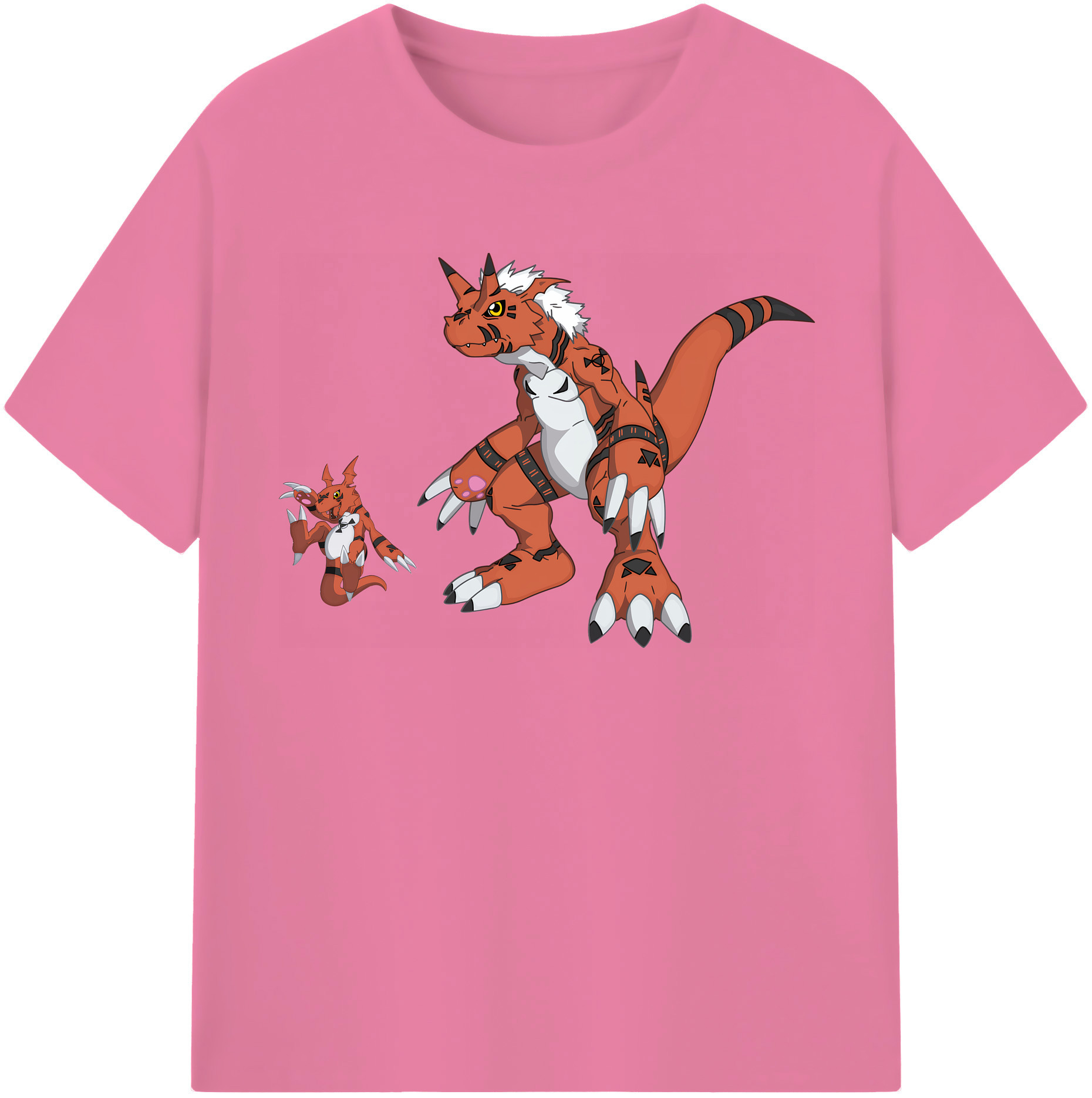 （画像用） Digimon デジタルモンスター/デジモン 綿100％半袖Tシャツ（フロントプリント）